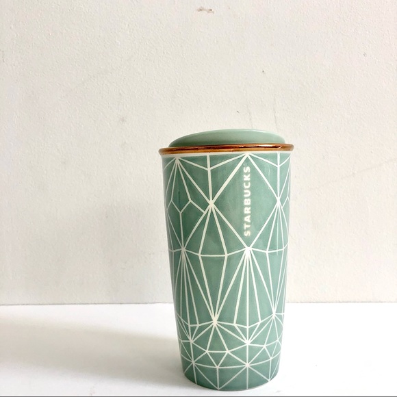 Starbucks 2017 Geometric Caledon Travel Tumbler